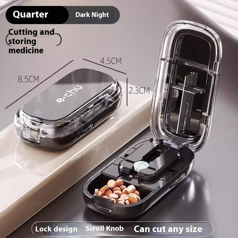 Sub-Packing Medicine Box & Pill Cutter