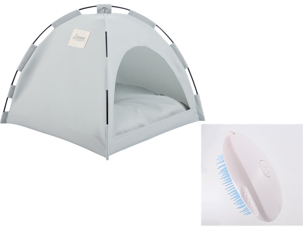 Cat Tent Cooling Mat & Cozy Bed for Cats & Dogs