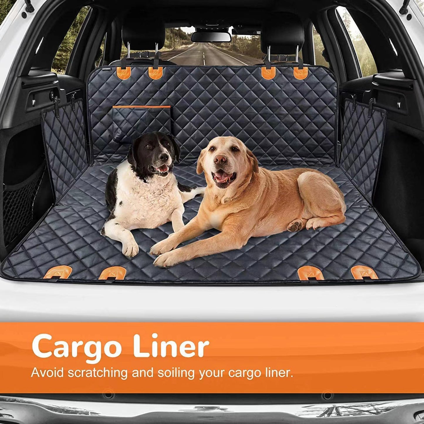 Pet Car Rear Seat Mat Water & Dirt Resistant