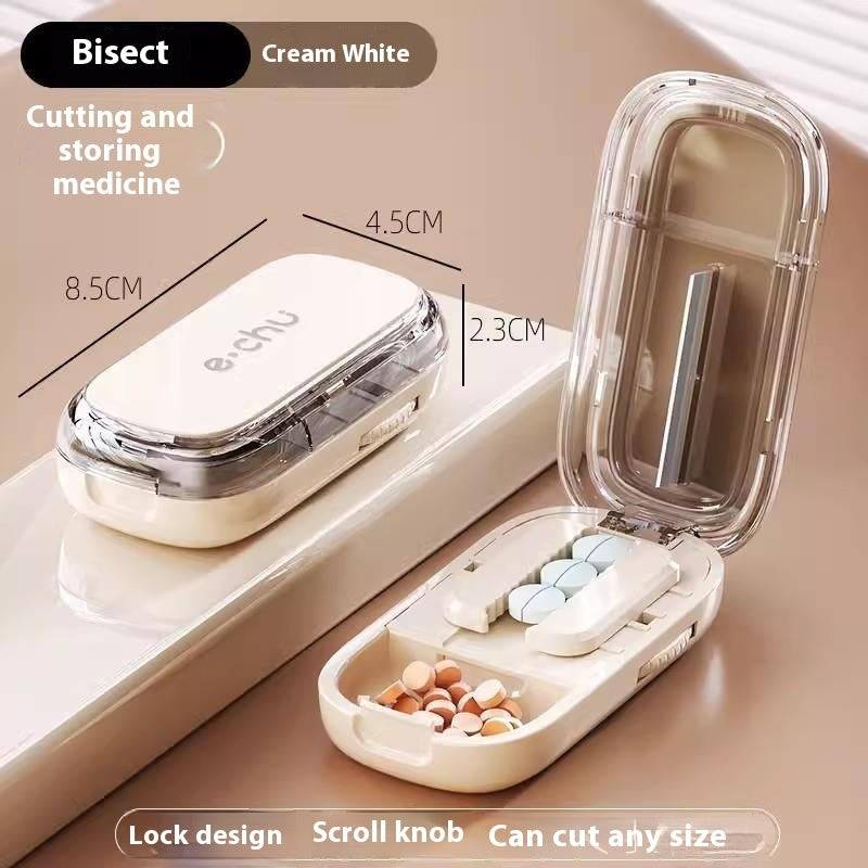 Sub-Packing Medicine Box & Pill Cutter