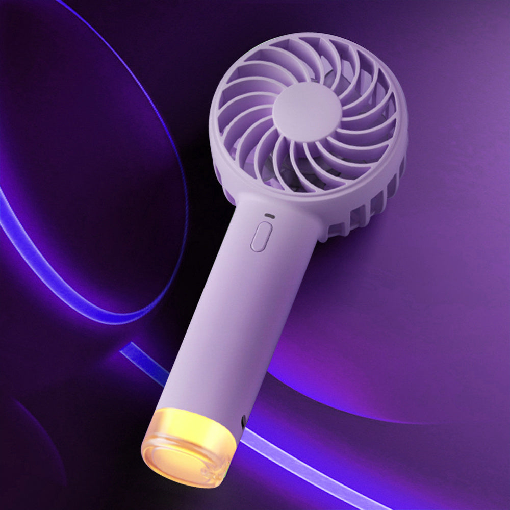 Portable Charging Small Lamp & Handheld Electric Fan