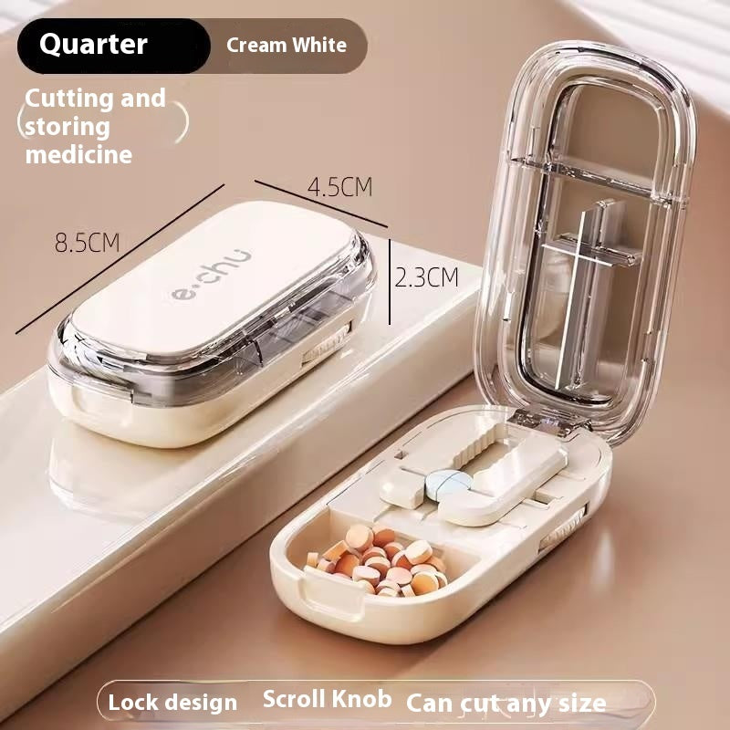 Sub-Packing Medicine Box & Pill Cutter