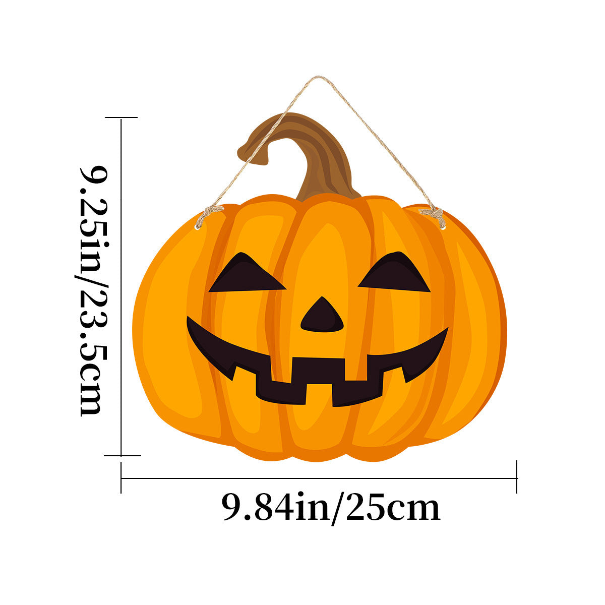 Wooden Ghost Doorplate Decor