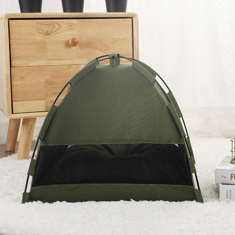 Cat Tent Cooling Mat & Cozy Bed for Cats & Dogs