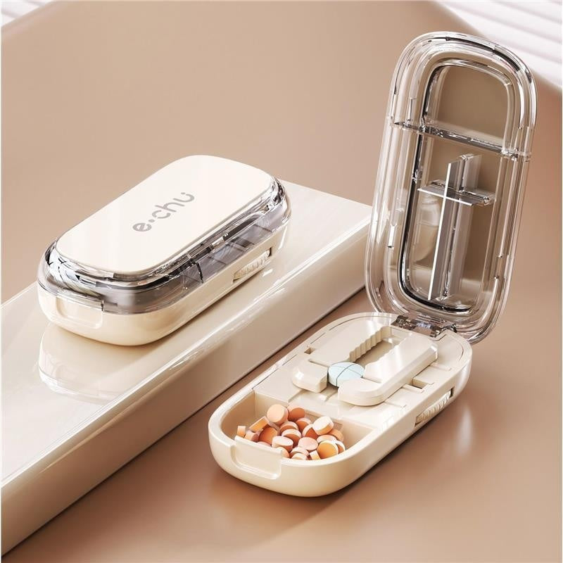 Sub-Packing Medicine Box & Pill Cutter