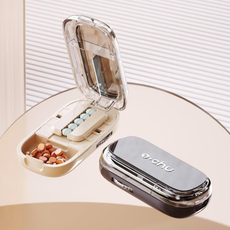 Sub-Packing Medicine Box & Pill Cutter