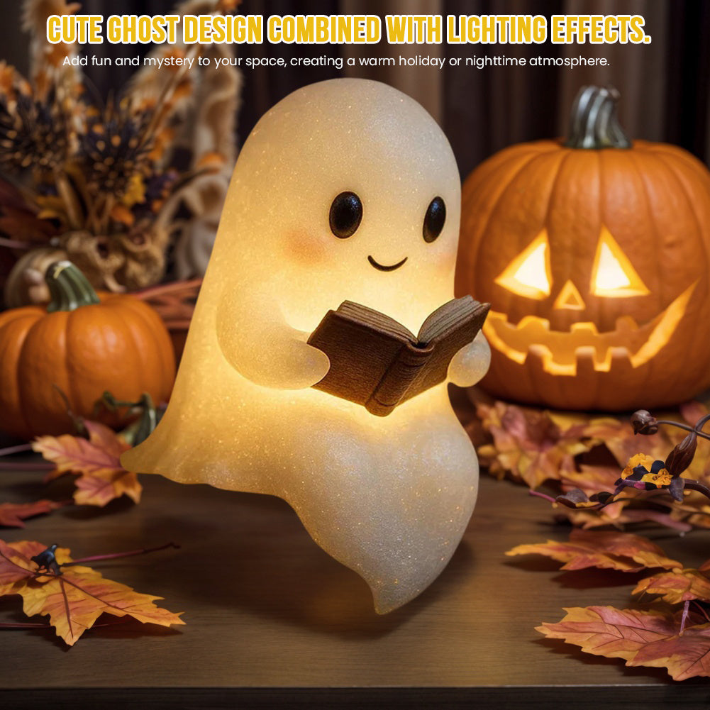 Cute LED Ghost Night Light & Halloween Decoration