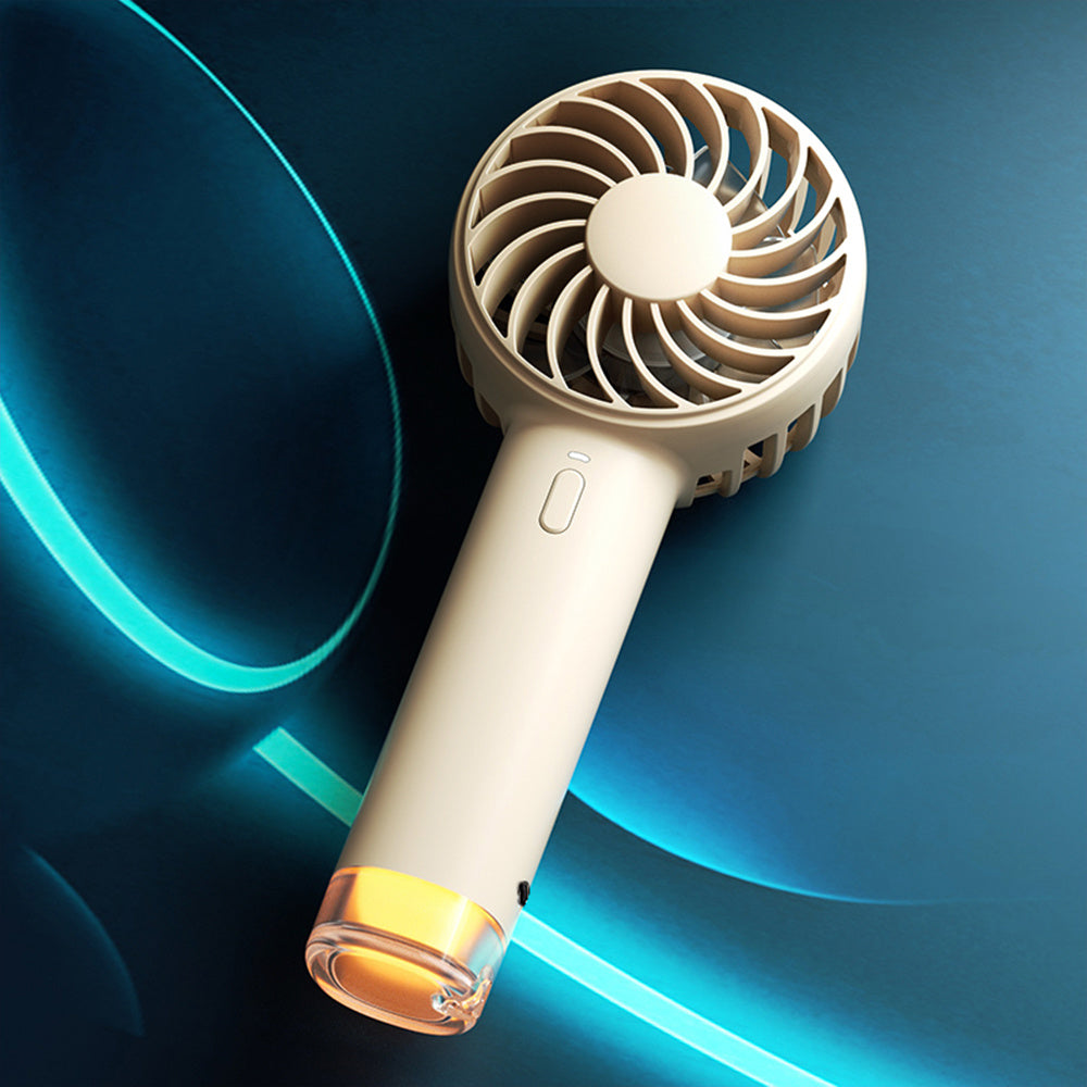 Portable Charging Small Lamp & Handheld Electric Fan