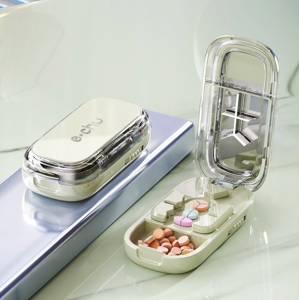 Sub-Packing Medicine Box & Pill Cutter