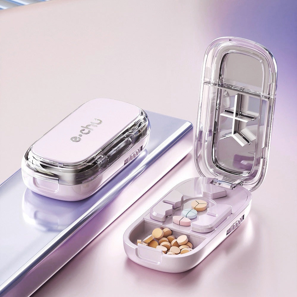 Sub-Packing Medicine Box & Pill Cutter