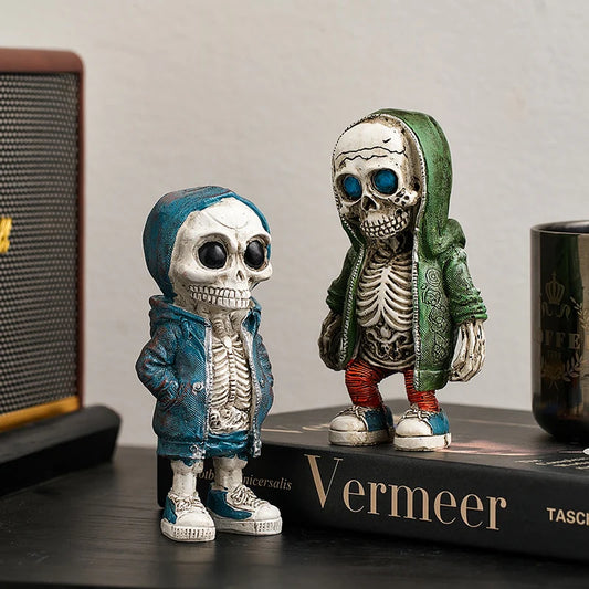 Halloween Cool Skeleton Figurines