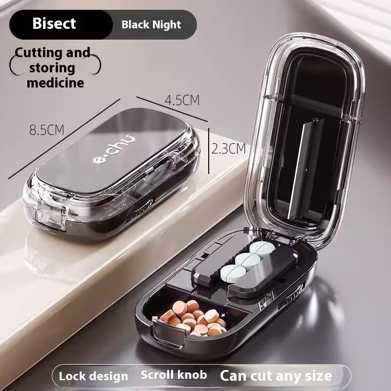 Sub-Packing Medicine Box & Pill Cutter