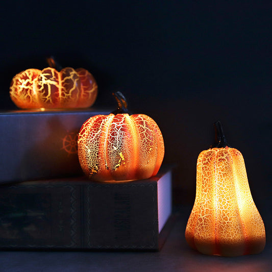 Halloween Pumpkin Lantern Simulation LED Candle Lamp