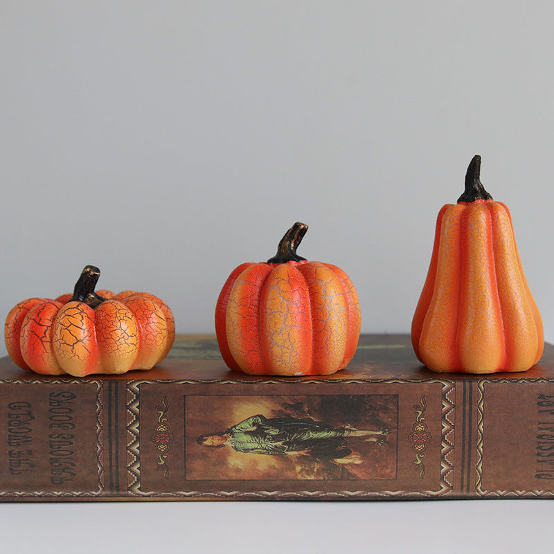 Halloween Pumpkin Lantern Simulation LED Candle Lamp