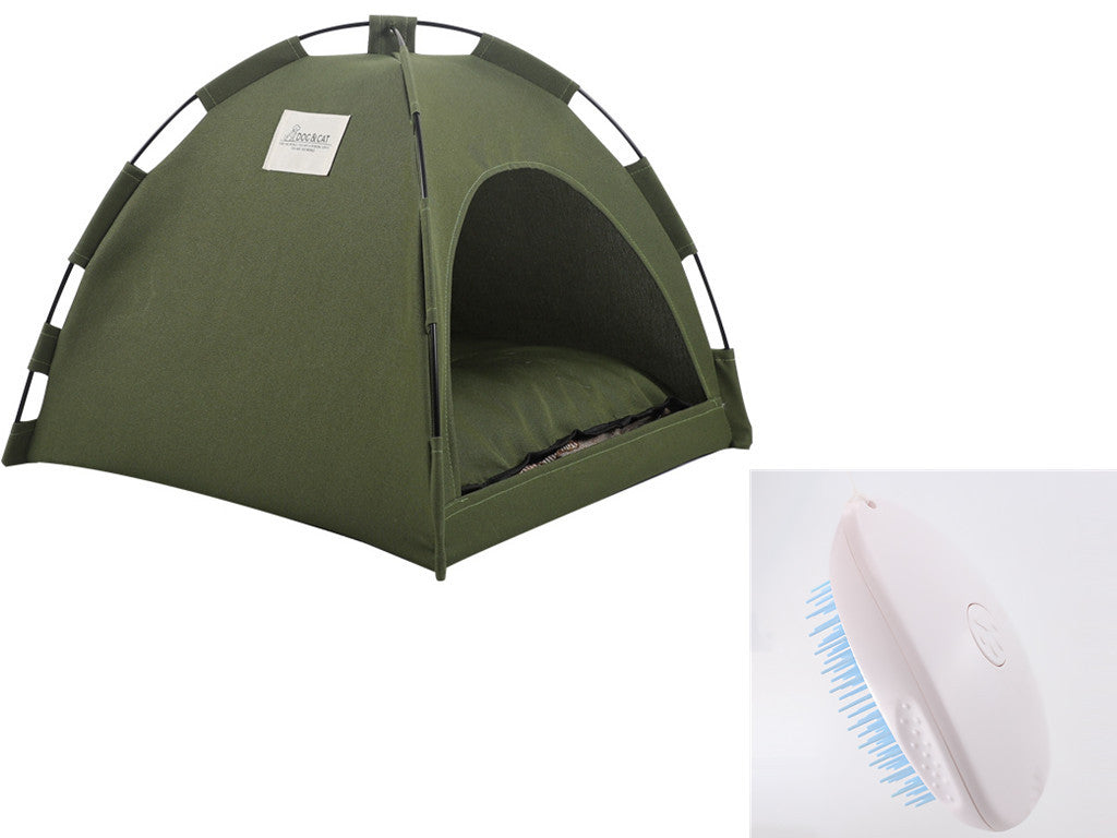 Cat Tent Cooling Mat & Cozy Bed for Cats & Dogs