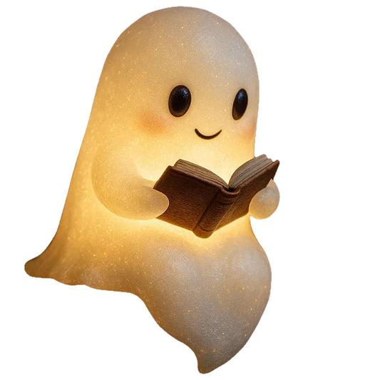 Cute LED Ghost Night Light & Halloween Decoration